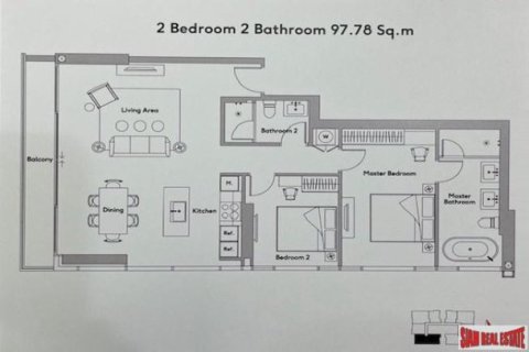 2 bedrooms Apartment in Bangkok, Thailand No. 96148 15