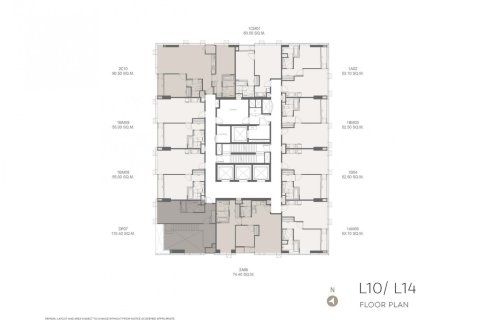 Кондоминиум  с 2 спальнями в Бангкок, Таиланд №98313 3