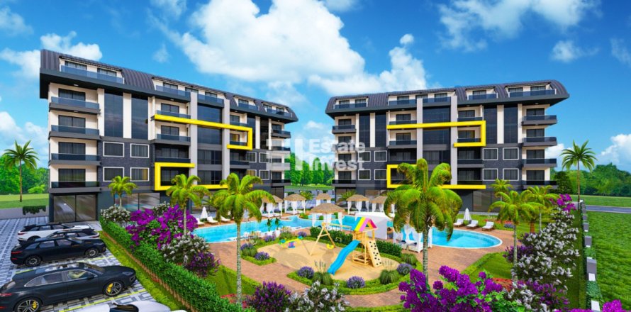 1 dormitorio Apartment en Alanya, Turkey No. 115395