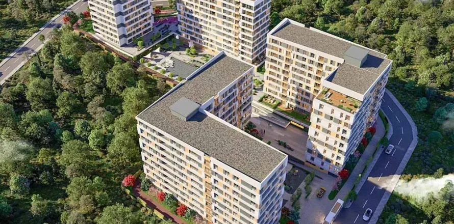 Квартира с 4 комнатами в Стамбул, Турция №125591