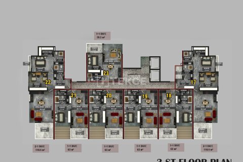 2 chambres Appartement à Chau Lang, Vietnam No. 74584 12