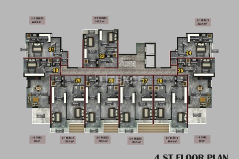 2 chambres Appartement à Chau Lang, Vietnam No. 74584 13