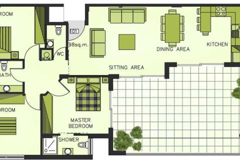 3 bedrooms Apartment in Germasogeia, Cyprus No. 33004 2