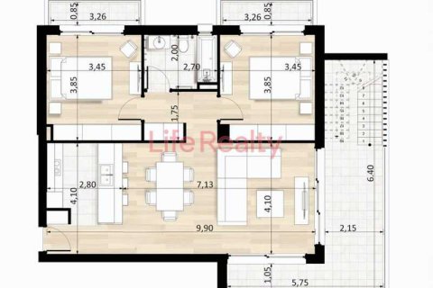 2 bedrooms Penthouse in Mouttagiaka, Cyprus No. 102772 2