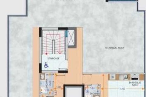 Пентхаус с 2 спальнями в Ларнака, Кипр №40997 5