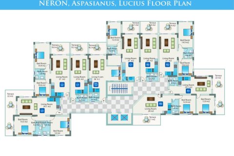 2 chambres Appartement à Vinh Hoa, Vietnam No. 17834 15