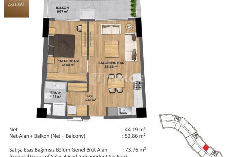 Квартира с 3 спальнями в An Thach Trung, Вьетнам №11187 15