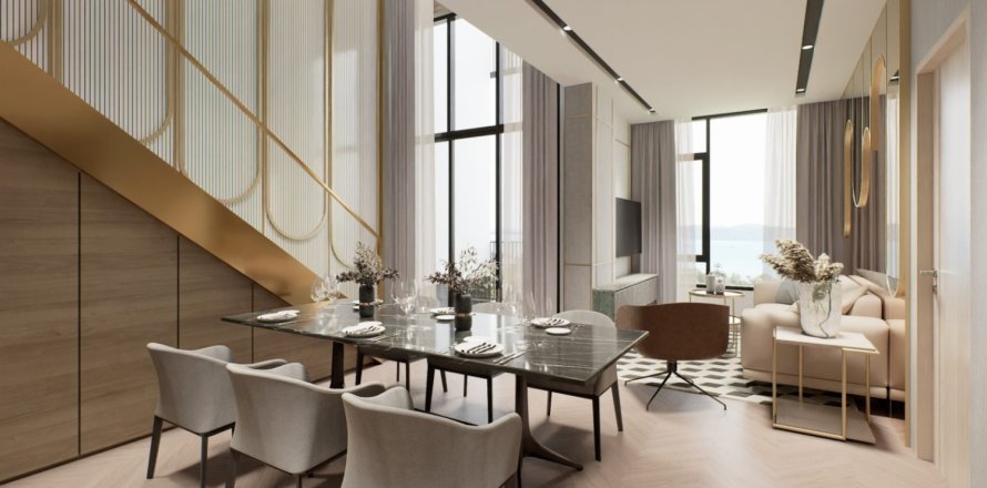 Кондоминиум  с 2 спальнями в Пляж Лаян, Таиланд №1115