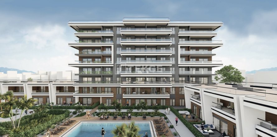 Вилла с 4 спальнями в Измир, Турция №113263
