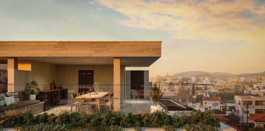 Пентхаус с 3 спальнями в Лимассол, Кипр №32724