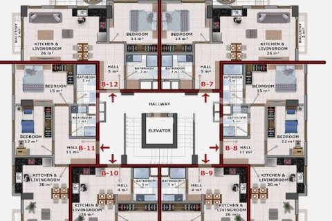 3 bedrooms Penthouse in Chau Lang, Vietnam No. 44233 14