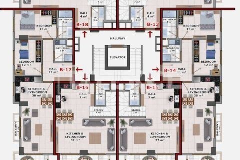 3 bedrooms Penthouse in Chau Lang, Vietnam No. 44233 15