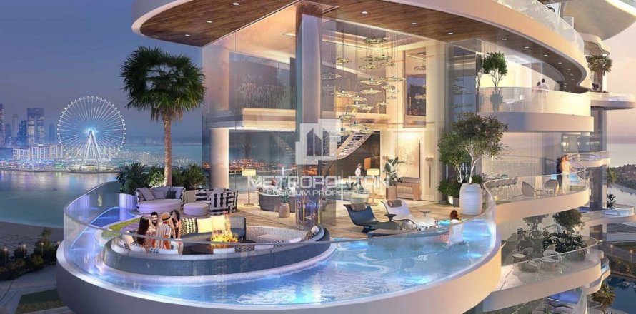Квартира с 1 спальней в Dubai Harbour, ОАЭ №120117