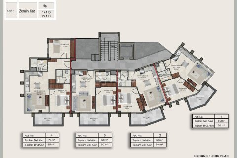 2 chambres Penthouse à Chau Lang, Vietnam No. 88747 21