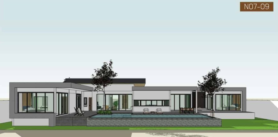 Вилла с 4 спальнями в Пляж Най Харн, Таиланд №1863