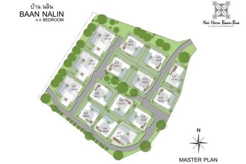 Вилла с 4 спальнями в Пляж Най Харн, Таиланд №1863 14