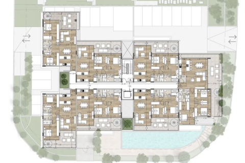 Квартира с 3 спальнями в Меса Гитонья, Кипр №46850 6