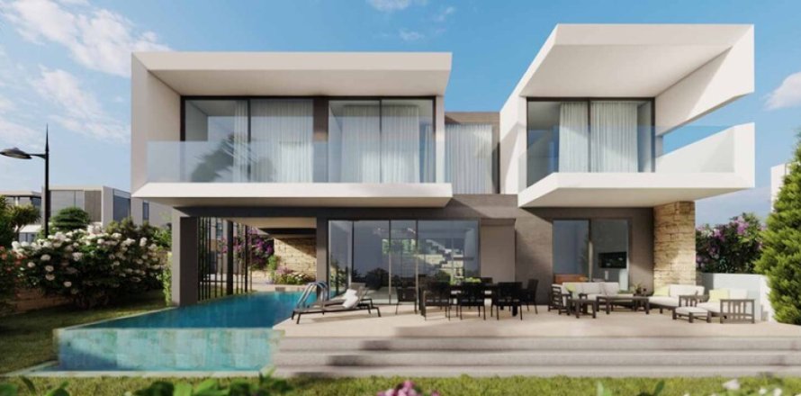 Вилла с 3 спальнями в Пафос, Кипр №106866