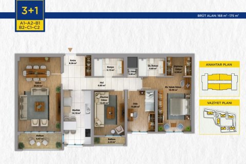 3 bedrooms Properties in Küçükçekmece, Turkey No. 14381