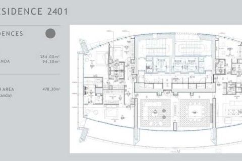 Квартира с 4 спальнями в Лимассол, Кипр №101834 2