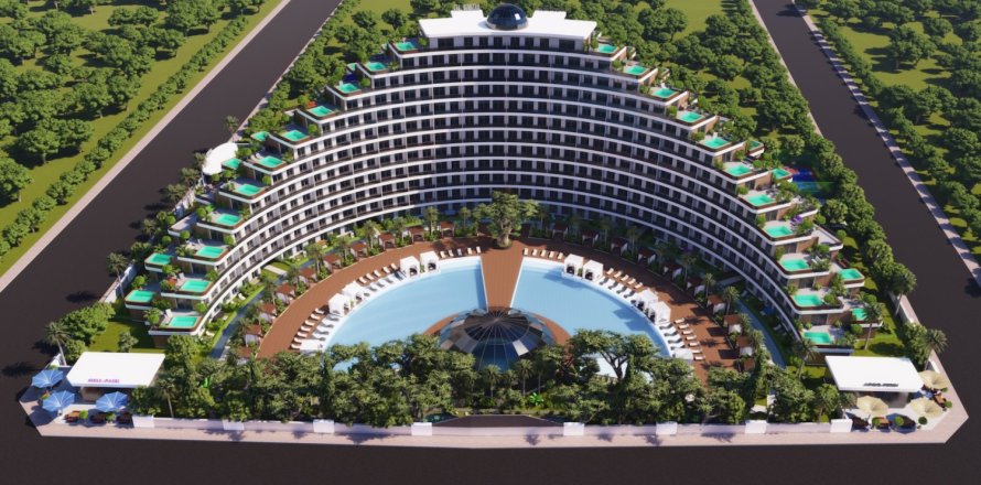 2 chambres Appartement à Antalya, Turkey No. 124900