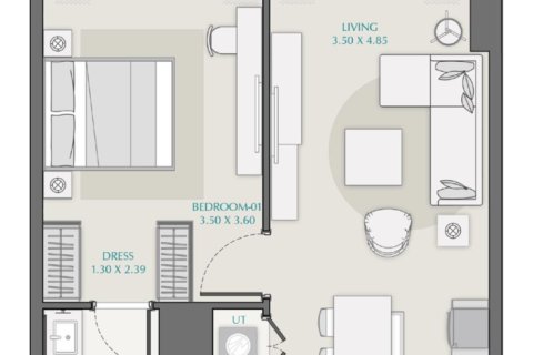 Квартира с 1 спальней в Кантхо , Вьетнам №91326 20