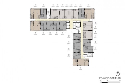 Кондоминиум  с 2 спальнями в Бангкок, Таиланд №98345 14