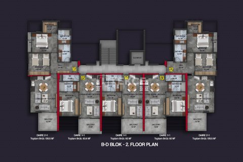 2 dormitorios Apartment en Chau Lang, Vietnam No. 72667 10