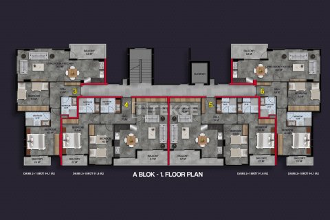 2 dormitorios Apartment en Chau Lang, Vietnam No. 72667 5