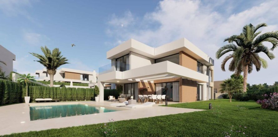 Вилла с 4 спальнями в Манильва, Испания №111708