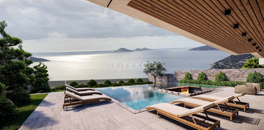 2 dormitorios Villa en Kas, Turkey No. 89572