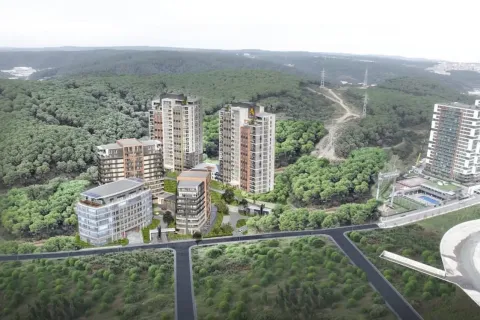 Квартира с 3 комнатами в Стамбул, Турция №115982