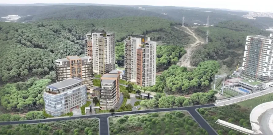 Квартира с 3 комнатами в Стамбул, Турция №115982