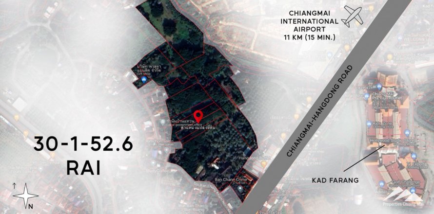 Commercial property en Chiang Mai, Thailand No. 98070