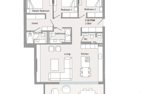 Квартира с 3 спальнями в Гермасойя, Кипр №79953 16