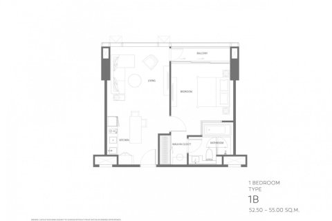 Кондоминиум  с 1 спальней в Бангкок, Таиланд №98307 3