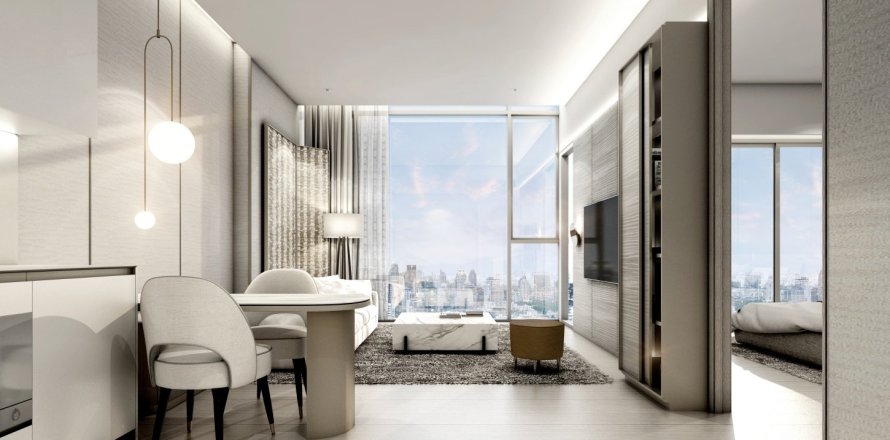 Кондоминиум  с 1 спальней в Бангкок, Таиланд №98307