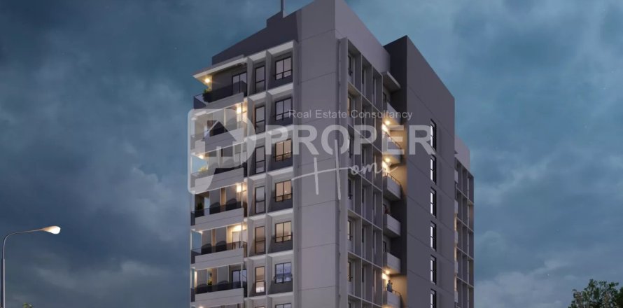 Квартира с 4 комнатами в Мерсин, Турция №14498