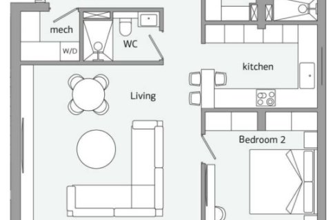Квартира с 3 спальнями в Гермасойя, Кипр №82466 17