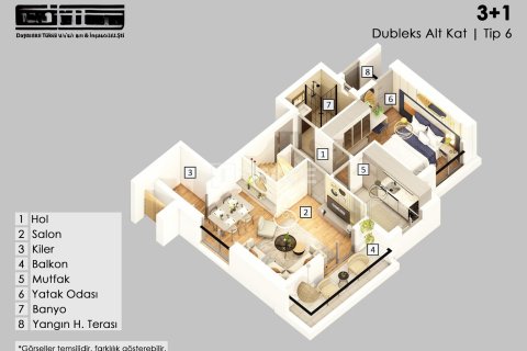 3 bedrooms Apartment in Phu Tan, Vietnam No. 22163 13