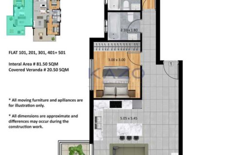 2 bedrooms Apartment in Germasogeia, Cyprus No. 82777 10