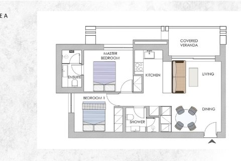 Квартира с 2 спальнями в Мосхатон, Греция №54713 1