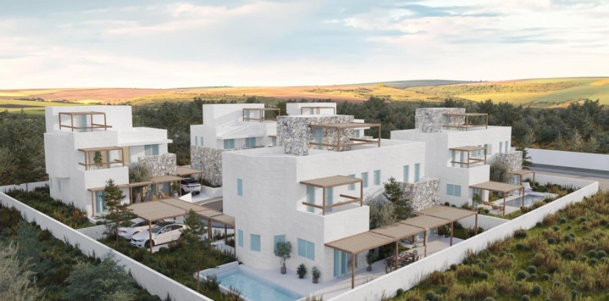 Вилла с 3 спальнями в Пафос, Кипр №81222