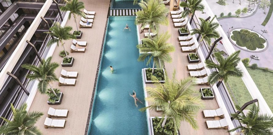 1 dormitorio Apartment en Dubai Sports City, UAE No. 124173