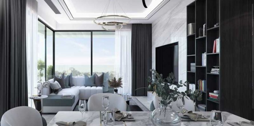 Пентхаус с 3 спальнями в Лимассол, Кипр №34452