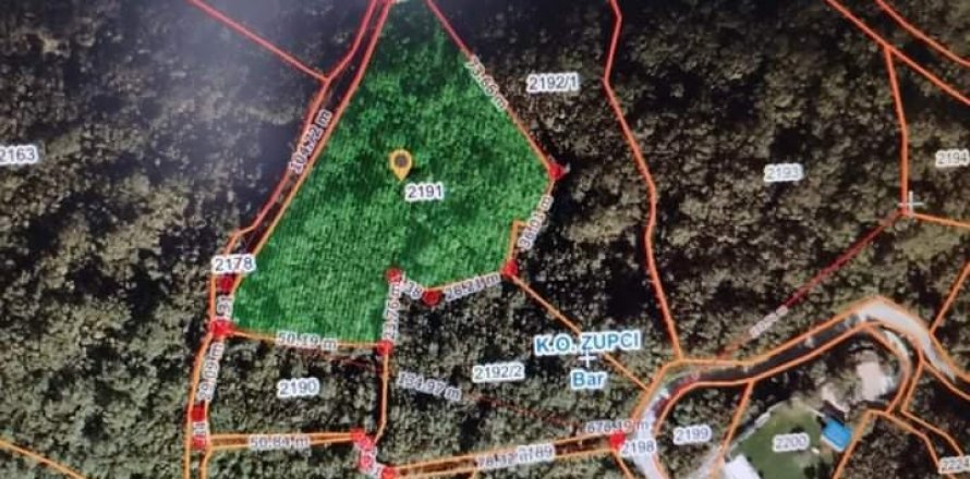 8164m² Land in Bar, Montenegro No. 62391