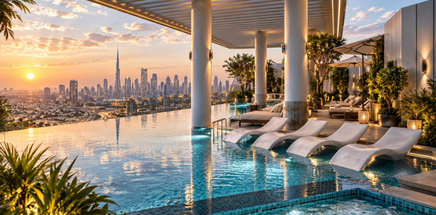 Studio Appartement à Dubai, UAE No. 128645