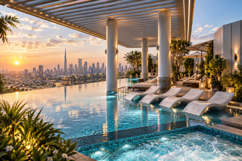 Studio Appartement à Dubai, UAE No. 128645