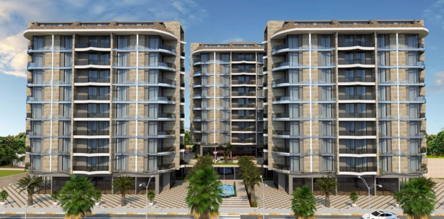 Квартира с 1 спальней в Тосмур, Турция №15417