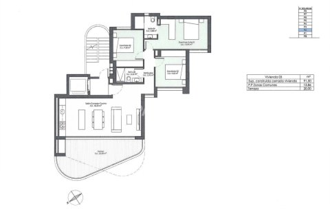 Пентхаус с 3 спальнями в Tan Chanh, Вьетнам №89789 20